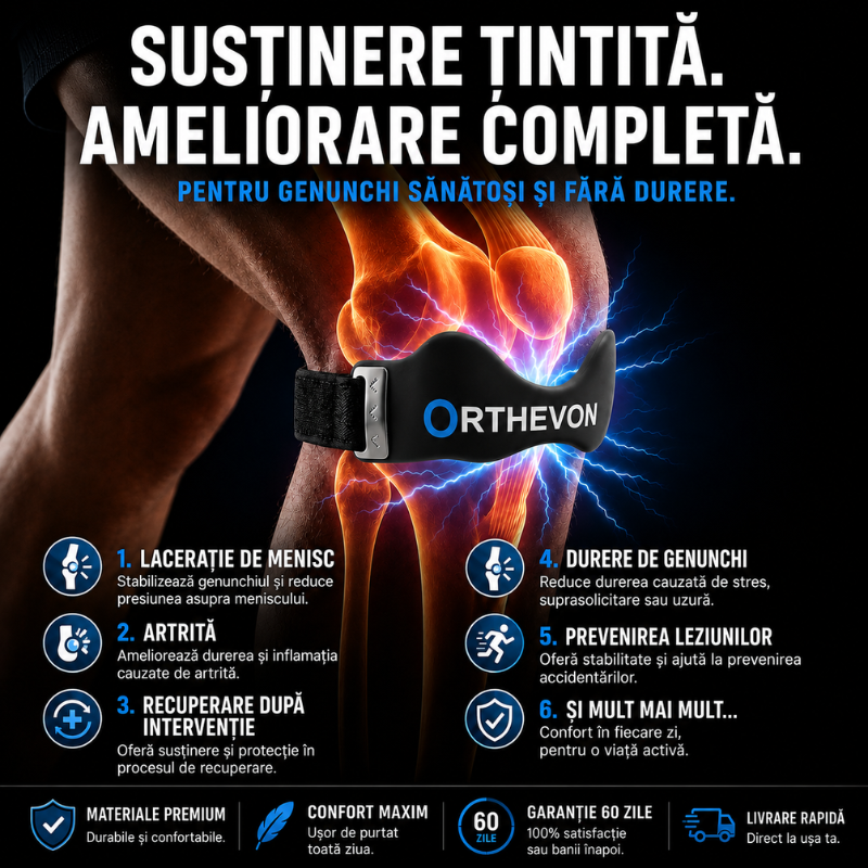 Suport de sustinere si compresie pentru genunchi
